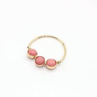 Bracelet en pierres précieuses, laiton, avec pierre gemme, bijoux de mode & différents matériaux pour le choix & pour femme Environ 6.3 pouce, Vendu par PC
