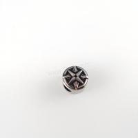 304 Stainless Steel Spacer Bead, Flat Round, DIY & blacken, original color Approx 4mm 