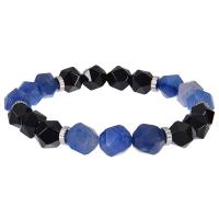 Gemstone Bracelets, with Obsidian, fashion jewelry & Unisex & faceted 10mm Approx 7-8.5 Inch 