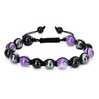 Gemstone Bracelets, with Knot Cord, fashion jewelry & Unisex & adjustable Approx 7-11.8 Inch 