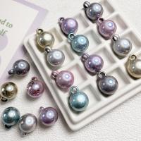 Perles acryliques plaquée, Acrylique, Placage, DIY, plus de couleurs à choisir, 16mm, Vendu par PC