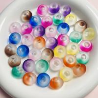 perles acryliques caoutchoutées, Acrylique, moulage par injection, DIY, plus de couleurs à choisir, 15mm Environ 5.5mm, Vendu par PC