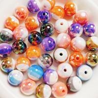 Perles acryliques plaquée, Acrylique, DIY, plus de couleurs à choisir, 16mm Environ 3mm, Vendu par PC