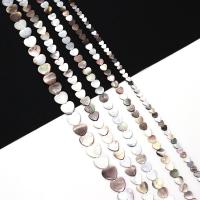Perlas De Concha Del Labio Negro, Nácar Negra, Corazón, Bricolaje & diverso tamaño para la opción, longitud:aproximado 38 cm, Vendido por Sarta