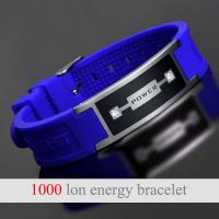 Bracelet en acier inoxydable Silicone, avec Acier inoxydable 304, pour le sport & bijoux de mode & pour homme, plus de couleurs à choisir, Vendu par PC