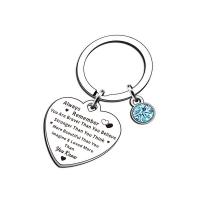 Stainless Steel Key Chain, 304 Stainless Steel, Heart, fashion jewelry & multifunctional 