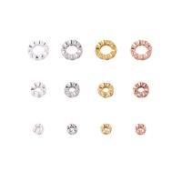 Sterling Silver Spacer Beads, 925 Sterling Silver, plated, DIY & micro pave cubic zirconia 