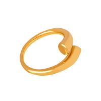 Titanium Steel Finger Ring, Vacuum Ion Plating, fashion jewelry & for woman 17*4.8mm, US Ring 