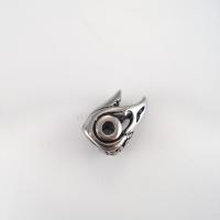 Acier inoxydable 304 perle d'entretoise, oiseau, DIY & noircir, couleur originale Environ 6mm, Vendu par PC