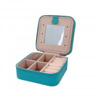 Cajas Almacenaje, Cuero de PU, Cuadrado, Polvo & para mujer, más colores para la opción, 95x95x45mm, Vendido por UD