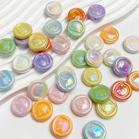 Perles acryliques plaquée, Acrylique, DIY, plus de couleurs à choisir, 22mm Environ 2mm, Vendu par PC
