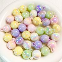 Perles acryliques plaquée, Acrylique, DIY & lumineux, plus de couleurs à choisir, 16mm, Vendu par PC