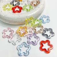Perle acrylique, étoile, DIY, plus de couleurs à choisir, 31mm, Vendu par PC