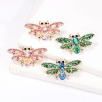 Zinc Alloy Rhinestone Stud Earring, Butterfly, plated, fashion jewelry & for woman & with rhinestone [