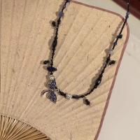Emaille Zink Legierung Halskette, Zinklegierung, mit Verlängerungskettchen von 6cm, Modeschmuck & für Frau, Länge:ca. 39.6 cm, verkauft von PC