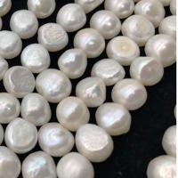 Keshi Cultured Freshwater Pearl Beads, DIY, white, 10-11mm, Approx 