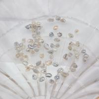Polymer Clay Nagel Kunst, Natürliche kultivierte Süßwasserperlen, DIY & verschiedene Größen vorhanden, weiß, verkauft von G