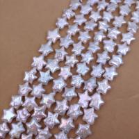 Naturel d'eau douce perles, perle d'eau douce cultivée, étoile, DIY, blanc, Length about 11-12mm, Environ Vendu par brin