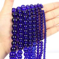 Round Crystal Beads, DIY Capri Blue 