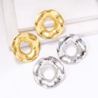 Zinc Alloy Stud Earring, Round, plated, fashion jewelry & for woman 