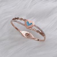Titanium Steel Finger Ring, fashion jewelry & for woman & with rhinestone US Ring 