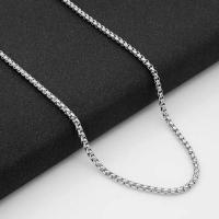 Titanium Steel Jewelry Necklace, fashion jewelry, 60cm 
