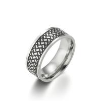 チタン鋼の指環, チタン鋼, ファッションジュエリー & 異なるサイズの選択 & 異なるスタイルを選択 & 男性用, 売り手 パソコン