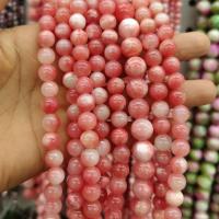Single Gemstone Beads, Persian Jade, Round, DIY Approx 38 cm 