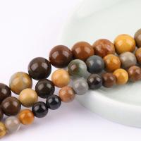 Agate Beads, Alexa Agate, with Chalcedony, Round, polished, DIY Approx 38 cm 