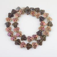 Gemischte Kristall Perlen, DIY, mehrere Farben vorhanden, 18.8x15.8x6.8mm, Länge:66 cm, verkauft von Strang