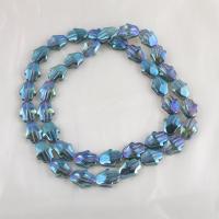 Gemischte Kristall Perlen, DIY, mehrere Farben vorhanden, 17.6x13.6x7.7mm, Bohrung:ca. 1mm, Länge:68 cm, verkauft von Strang
