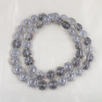 Gemischte Kristall Perlen, DIY, mehrere Farben vorhanden, 15x9mm, Bohrung:ca. 1mm, Länge:64 cm, verkauft von Strang