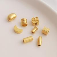 Brass Spacer Beads, real gold plated, DIY golden 