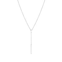 Sterling Silver Jewelry Necklace, 925 Sterling Silver, with 5CM extender chain, plated, for woman, silver color Approx 45 cm 