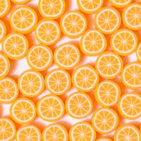 Abalorios Fruta de Arcilla Polimérica, Arcilla polimero, Naranja, Bricolaje, naranja, 10mm, aproximado 1000PCs/Bolsa, Vendido por Bolsa[