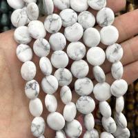 Single Gemstone Beads, Natural Stone, Flat Round, DIY 