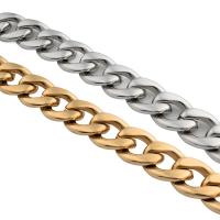 Stainless Steel Chain Bracelets, 304 Stainless Steel, fashion jewelry & Unisex Approx 8.27 Inch 