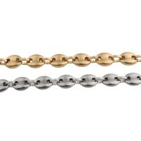 Stainless Steel Chain Bracelets, 304 Stainless Steel, fashion jewelry & Unisex Approx 8.86 Inch 
