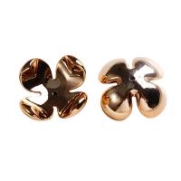 Perles acryliques plaquée, Acrylique, fleur, DIY & normes différentes pour le choix, Or, Vendu par PC