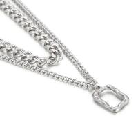 Stainless Steel Jewelry Necklace, 304 Stainless Steel, plated, for man, original color 