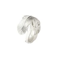 Sterling Silver Finger Ring, 925 Sterling Silver, plated, for woman, Crystal Platinum, US Ring 