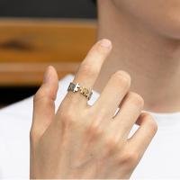 Палец кольцо-латунь, Латунь, Регулируемый & ювелирные изделия моды, размер:7, продается PC