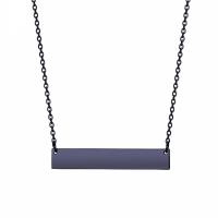 Titanium Steel Jewelry Necklace, with 5cm extender chain, fashion jewelry Approx 42 cm 