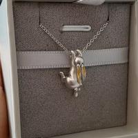 Brass Jewelry Necklace, Rabbit, fashion jewelry & for woman, 45cm 