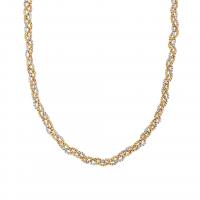 Titanium Steel Jewelry Set, bracelet & necklace, Vacuum Ion Plating, fashion jewelry & for woman, mixed colors +5cm +3cm 