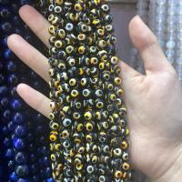 Achat Perlen, rund, DIY, gemischte Farben, 8mm, Länge:ca. 38 cm, ca. 48PCs/Strang, verkauft von Strang