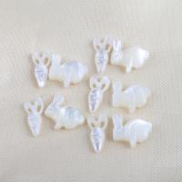 Cabujón de cáscara blanca, Nácar Blanca, 2 piezas & Bricolaje, Blanco, Vendido por Set