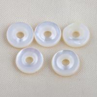 Natural White Shell Beads, Round, DIY, white Approx 3.1mm 