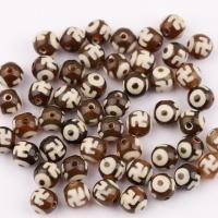 Perles agate dzi tibétaine naturelle, Rond, poli, DIY & styles différents pour le choix, plus de couleurs à choisir, 8mm, Vendu par PC