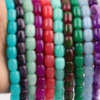 Perles de pierre gemme unique, calcédoine, poli, DIY, plus de couleurs à choisir Environ 31.5 cm, Environ Vendu par brin